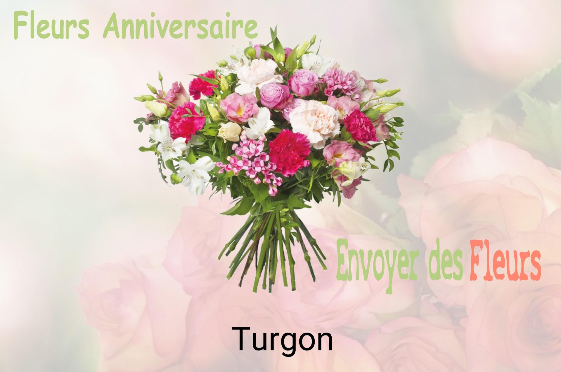 Bouquet de fleurs d’anniversaire livré à Turgon