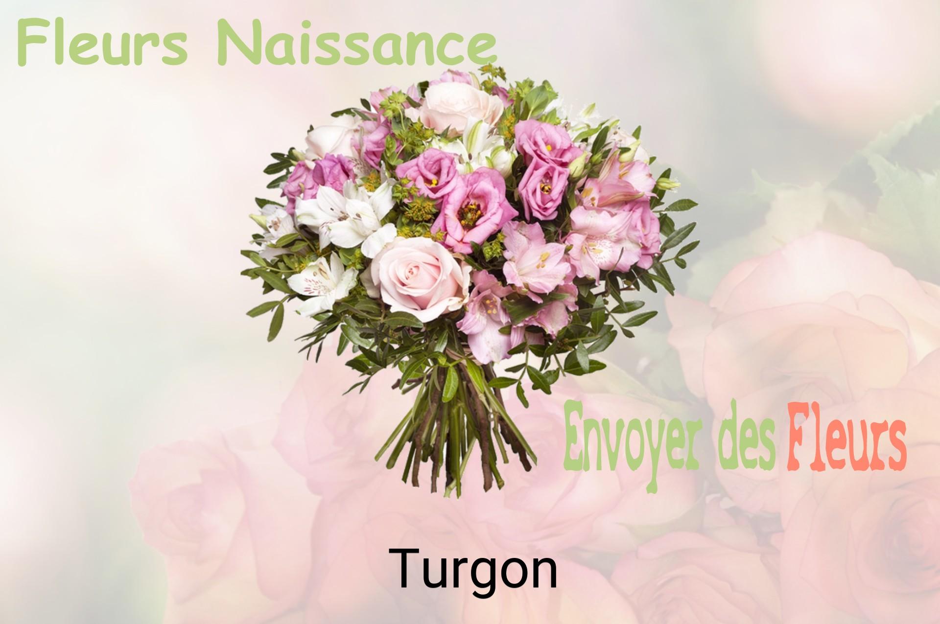 Bouquet de fleurs de naissance livré à Turgon